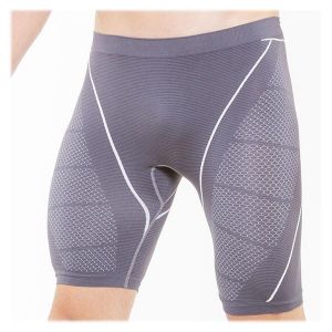 Cycliste de compression running gris