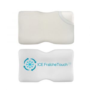 -11% - Inphysio - Oreiller ergonomique DUO + taie rafraîchissante ICE FRESHTUCHE
