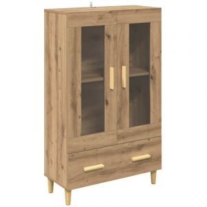 VidaXL Haut Armoire Ch&ecirc;ne artisanal 70 x 31 x 115 cm Bois d'ing&eacute;nierie