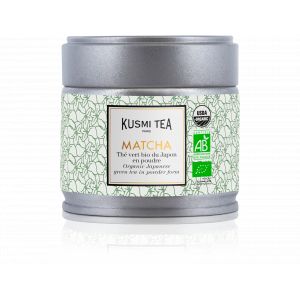 Kusmi tea Matcha Bio - Th&eacute; vert bio du Japon en poudre - Bo&icirc;te 30g