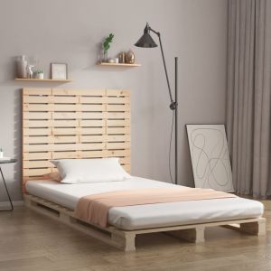 VidaXL Tête de lit murale 81x3x91,5 cm Bois massif de pin