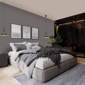 Mantra Suspension, Suspension LED CALICE, &Oslash;32 cm Noir en Metal