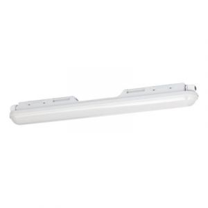 Eglo Plafonnier LED Pro LED-E, 1250 lumens, r&eacute;glette &eacute;tanche pour garage atelier cave, &eacute;clairage pour pi&egrave;ces humides, lampe tube 54 cm, blanc neutre, IP65