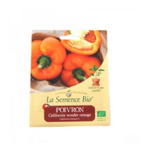 La Semence Bio Graines Poivron California Wonder Orange