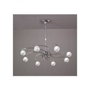 Diyas Plafonnier telescopique design BALI CROMO 8L - ampoule G9 osram - mantra