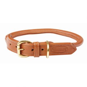 Weatherbeeta Collier pour chien en cuir roulé