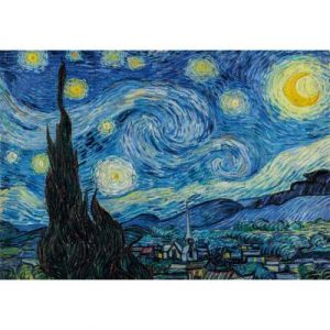Clementoni Puzzle Compact 1000 pièces : Van Gogh : La Nuit étoilée