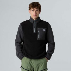 The North Face Polaire À Col Zippé Yumiori Pour Homme Tnf Black-asphalt Grey-monument Grey Taille S male