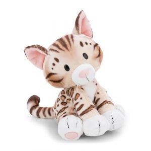 Nici Peluche chat assis Bengal