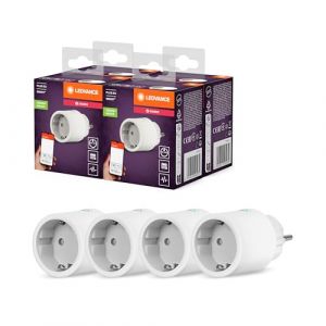 Ledvance SMART+ Zigbee Plug EU - Prise intelligente, Blanc, Ø48 x H82.4 mm