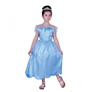 D&eacute;guisement Costume Enfant - Robe Bleue De Princesse - 3-4 Ans - (Sans Accessoire) - P'tit Clown