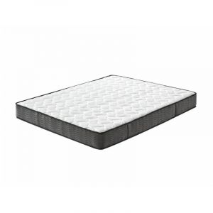 Image de Matelas avec Ressorts "Luna" 140x190cm Blanc Prix