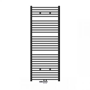 Ecd Germany Radiateur de salle de bain Sahara 750 x 1800 mm anthracite droit + raccord central