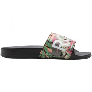 Roxy Femme Slippy Sandale, Black Pink Soft Lime, 41 EU