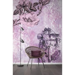 Komar Papier peint intissé Baroque Pink