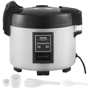 Cuiseur à Riz Commercial-VEVOR-Auto-cuiseur de Riz 70 Tasses 15 Litres, Grand Pot Intérieur Antiadhésif-pour Restaurant