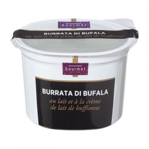 Monoprix gourmet Burrata di Bufala au lait et &agrave; la cr&egrave;me de lait de bufflonne