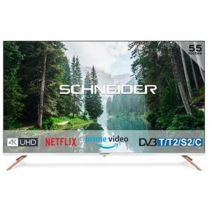 Image de Schneider Electric TV LED SC-55S1FJORD 55'''' 4K-UHD - Fjord Blanc