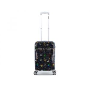 Valise de voyage - Minecraft - 55 cm - Rigide - 8 Roulettes - Cadenas TSA