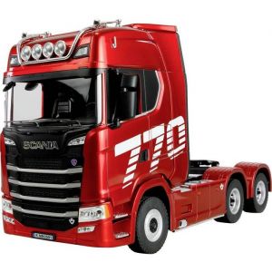 Image de Amewi Scania 770 S Tracteur t&eacute;l&eacute;command&eacute; 6 x 4 1:18 RTR Rouge pour Enfant &agrave; partir de 8 Ans
