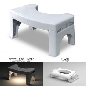 General Tabouret physiologique pliable avec detecteur de lumiere integre - VOUNOT