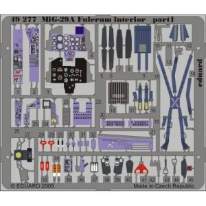 Eduard Accessories- Accessoire de modélisme MiG-29A Fulcrum intérieur pour kit Academy, 49277