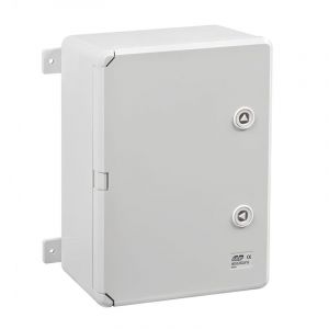 Ide Coffret abs &eacute;tanche IP65 280X200X130 Porte opaque - avec plaque de montage