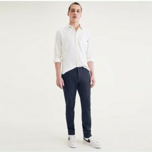 DOCKERS Pantalon chino skinny California bleu marine en coton