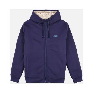 Oxbow Sweat à capuche Sweat Double Sherpa Full Zip bleu marine - XXL