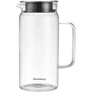 Pichet en verre pour boissons à base d'eau 1 L KLAUSBERG KB-7686