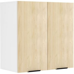 Vcm Armoire De Cuisine Largeur 60 Cm Porte En Bois Armoire Suspendue Cuisine Meubles De Cuisine Fasola