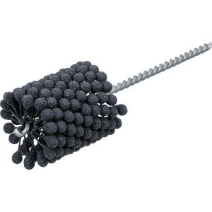BGS Technic Rodoir A cylindre boule, honoir, brosse de rodage flexible grain 120 - 58 - 60 mm