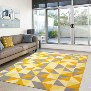 Tapis Scandivian Jaune 200 x 290 cm