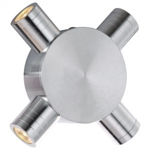 Globo Une applique unique en aluminium avec 4 spots Á DEL pour bien élcairer votre intérieur