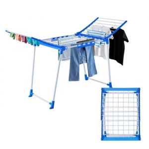 Etendoir à linge,séchoir à linge sur pie,Pliable, en Métal, pour Petits Vêtements, Serviettes, Salle de Bain, Balcon