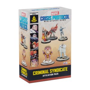 Asmodée Marvel Crisis Protocol : Criminal Syndicate Affiliation Pack Extension Jeu de Figurines à partir de 14 Ans pour 2 Joueurs 90 Minutes par Partie Espagnol/Anglais/Français