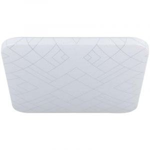 Eglo Le plafond Rende en plastique blanc, led d'argent 19,5W 3000K l: 38 cm b: 38 cm h: 6cm