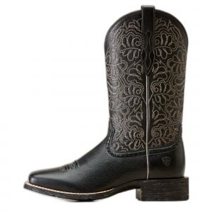Bottes western en cuir femme Ariat Round Up Remuda