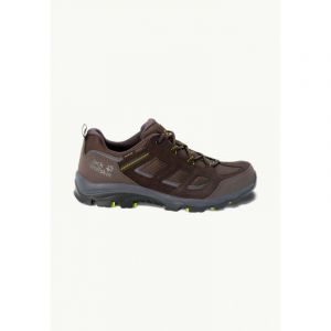 Jack Wolfskin Vojo 3 Texapore Low - Chaussures randonne homme Dark Brown Lime 42.5