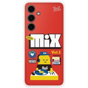 Samsung Coque a fond d''ecran dynamique pour Galaxy S24 FE - Rouge