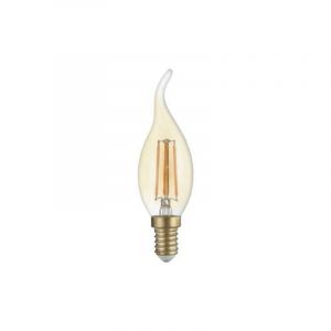 Silamp Ampoule E14 LED 4W Flamme Filament Dimmable C35 - Blanc Chaud 2300K - 3500K