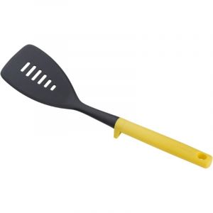 Joseph joseph Duo Spatule &agrave; fentes avec repose-outils int&eacute;gr&eacute;, Ustensile de cuisine hygi&eacute;nique pour une utilisation avec des ustensiles de cuisine antiadh&eacute;sifs, Jaune clair
