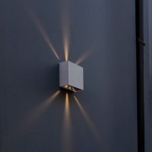 Lutec GEMINI BEAMS Applique murale LED, 3000 K, 2 x 10 W l: 11 H: 11 P: 5,4 cm, 5104003032,