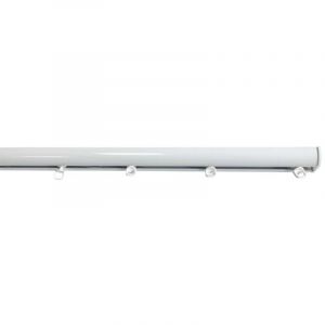 Secodir - wave - Tringle rail pour rideau effet vague ouverture à Droite L.4 m Coloris - Blanc