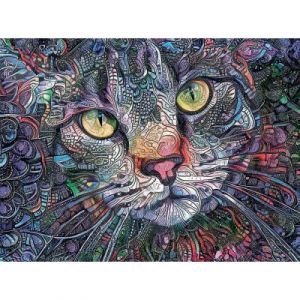 Sunsout Kitty Cat Psychédélique