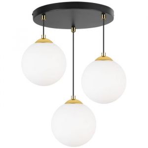 Lampe De Plafond Suspendu Plafon Ball Or Chrome Led