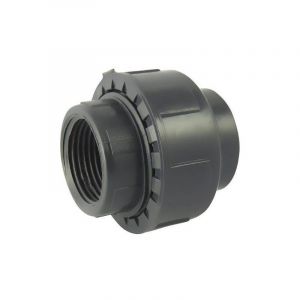 Codital Raccord Union 3 pi&egrave;ces Femelle / Femelle avec joint torique EPDM - &Oslash; A: 20mm &Oslash; B: 1/2''