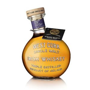 WEST CORK - Sherry Cask Finished Maritime Bottle - Single Malt - 46% Alcool - Origine: Irlande - Bouteille de 70 cl