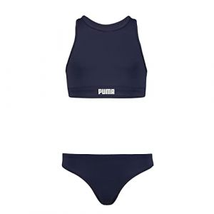 Puma Bikini Set Maillot de Bain, Bleu Marine, 152 Enfant Unisexe