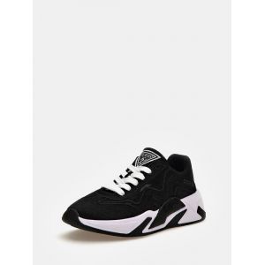 Guess Baskets de running Enie logo triangle Noir - Couleur Noir - Taille 40